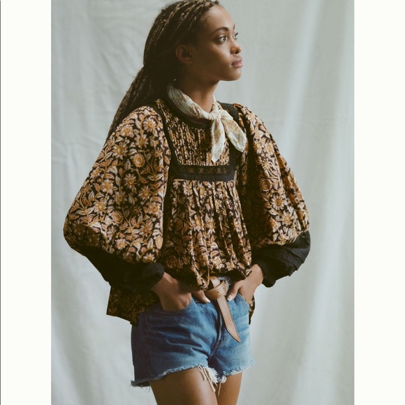 Anthropologie Tops - ✨ Anthropologie Rafia Lace Blouse Sz M